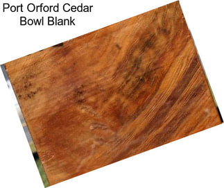 Port Orford Cedar Bowl Blank