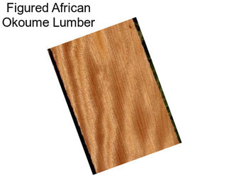 Figured African Okoume Lumber