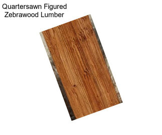 Quartersawn Figured Zebrawood Lumber