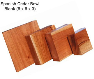 Spanish Cedar Bowl Blank (6\