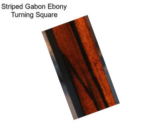 Striped Gabon Ebony Turning Square