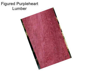 Figured Purpleheart Lumber