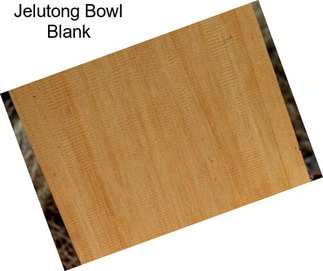 Jelutong Bowl Blank