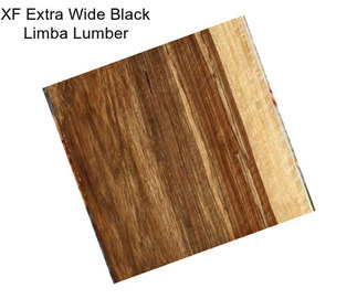 XF Extra Wide Black Limba Lumber