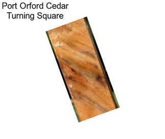 Port Orford Cedar Turning Square