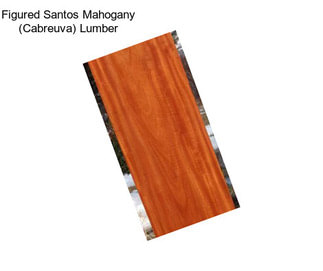 Figured Santos Mahogany (Cabreuva) Lumber