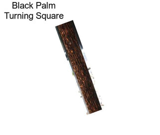 Black Palm Turning Square