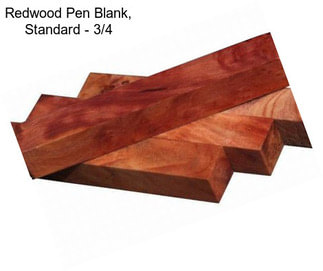 Redwood Pen Blank, Standard - 3/4\