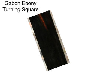 Gabon Ebony Turning Square