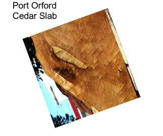 Port Orford Cedar Slab