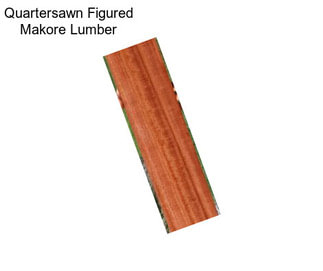 Quartersawn Figured Makore Lumber