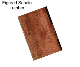 Figured Sapele Lumber