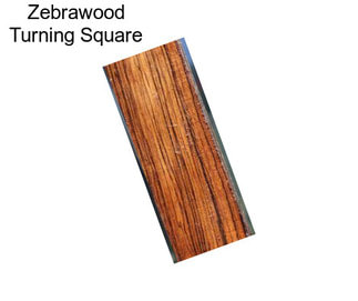 Zebrawood Turning Square