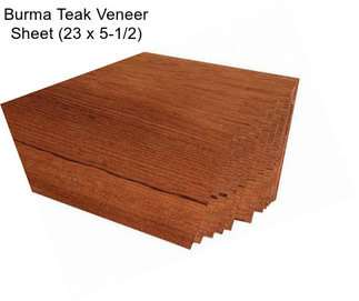 Burma Teak Veneer Sheet (23\