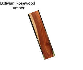 Bolivian Rosewood Lumber