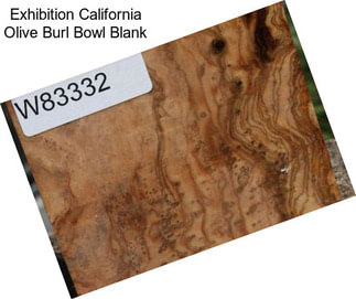 Exhibition California Olive Burl Bowl Blank