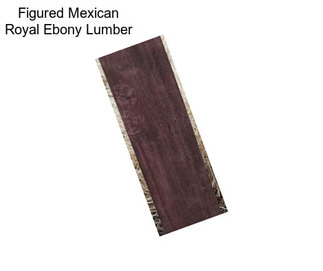 Figured Mexican Royal Ebony Lumber