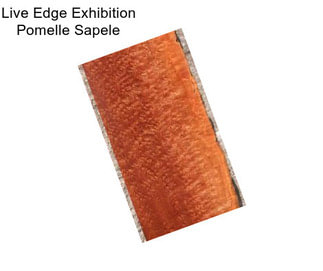 Live Edge Exhibition Pomelle Sapele