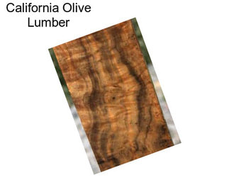 California Olive Lumber
