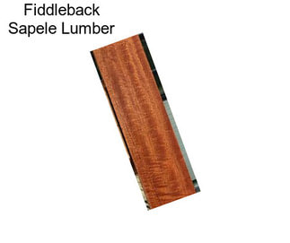 Fiddleback Sapele Lumber