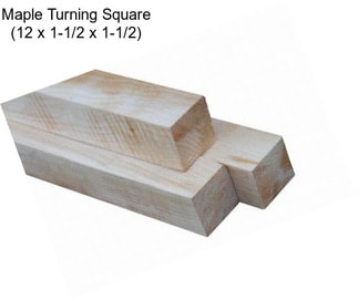 Maple Turning Square (12\