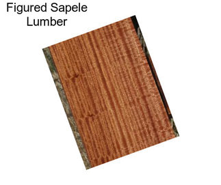 Figured Sapele Lumber