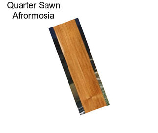 Quarter Sawn Afrormosia