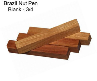 Brazil Nut Pen Blank - 3/4\
