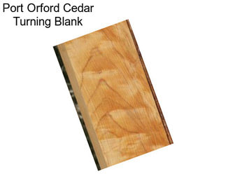 Port Orford Cedar Turning Blank