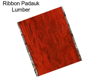 Ribbon Padauk Lumber