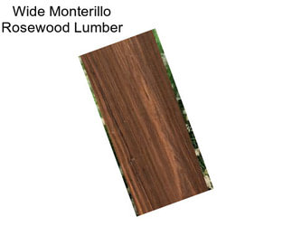 Wide Monterillo Rosewood Lumber