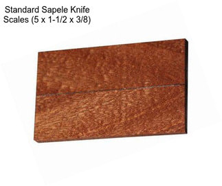 Standard Sapele Knife Scales (5\