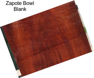 Zapote Bowl Blank