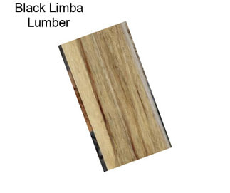 Black Limba Lumber