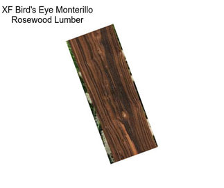 XF Bird\'s Eye Monterillo Rosewood Lumber