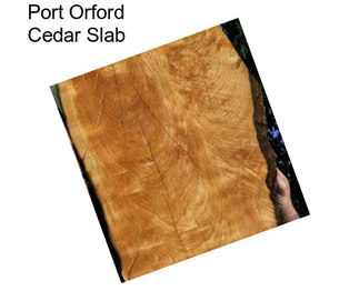 Port Orford Cedar Slab
