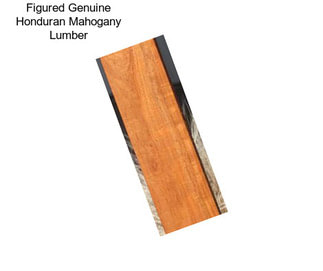 Figured Genuine Honduran Mahogany Lumber