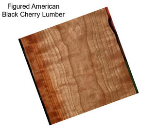 Figured American Black Cherry Lumber