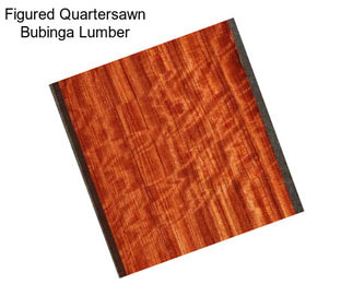 Figured Quartersawn Bubinga Lumber