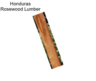 Honduras Rosewood Lumber