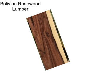 Bolivian Rosewood Lumber