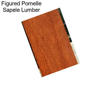 Figured Pomelle Sapele Lumber