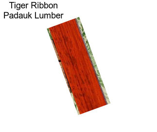 Tiger Ribbon Padauk Lumber