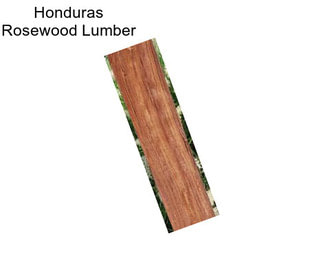 Honduras Rosewood Lumber