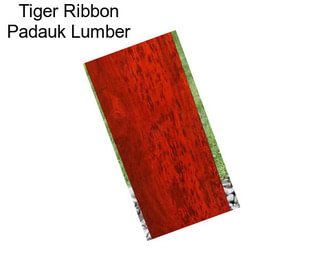 Tiger Ribbon Padauk Lumber