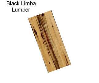 Black Limba Lumber