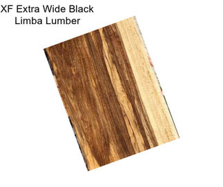 XF Extra Wide Black Limba Lumber