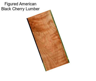 Figured American Black Cherry Lumber