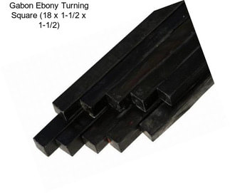 Gabon Ebony Turning Square (18\