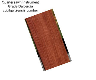 Quartersawn Instrument Grade Dalbergia cubilquitzensis Lumber